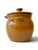 Vintage dripping jar crock brown stoneware kitchen fat 1970's JAPAN side view