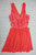 FINDERS KEEPERS neon pink orange Hold On cut outs skater mini-dress size 10 BNWT front view