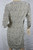 VIRGINIE CASTAWAY beige 100% silk rouched Suzy dress size 10 French BNWT back view