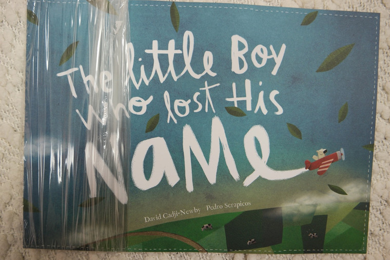 THE LITTLE BOY WHO LOST HIS NAME by David Cadji-Newby picture book 2012 NEW front view