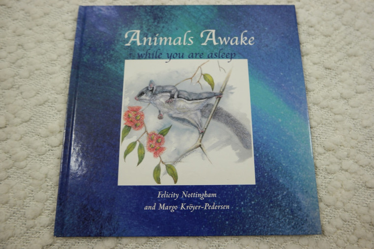 Vintage ANIMALS AWAKE by Felicty Nottingham hardcover picture book 2000 EVC front view