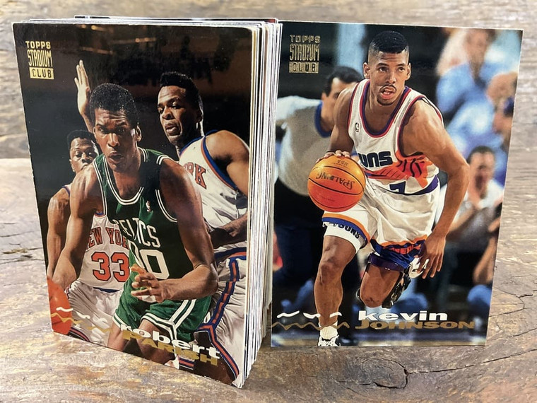 TOPPS STADIUM CLUB NBA Series 1 X42 cards bulk lot set 1993-94 VGVC main view