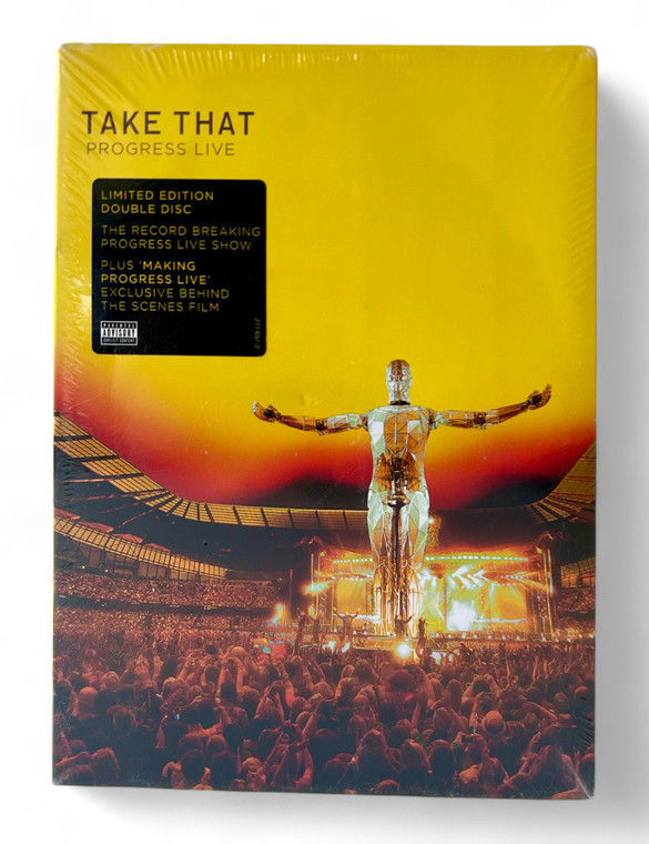 TAKE THAT: PROGRESS LIVE X2 Limited Edition DVD 2011 NEW factory sealed region 0 front view