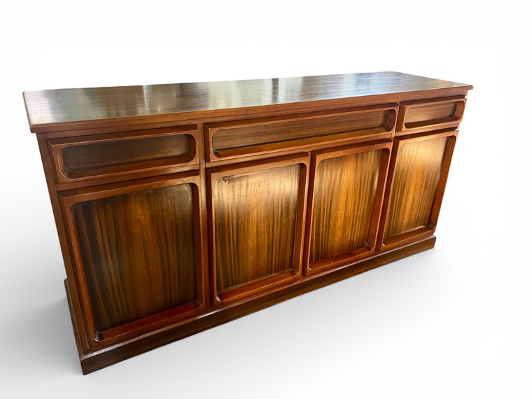 Vintage kitchen sideboard buffet mid-century modern 1970's Australia side front view