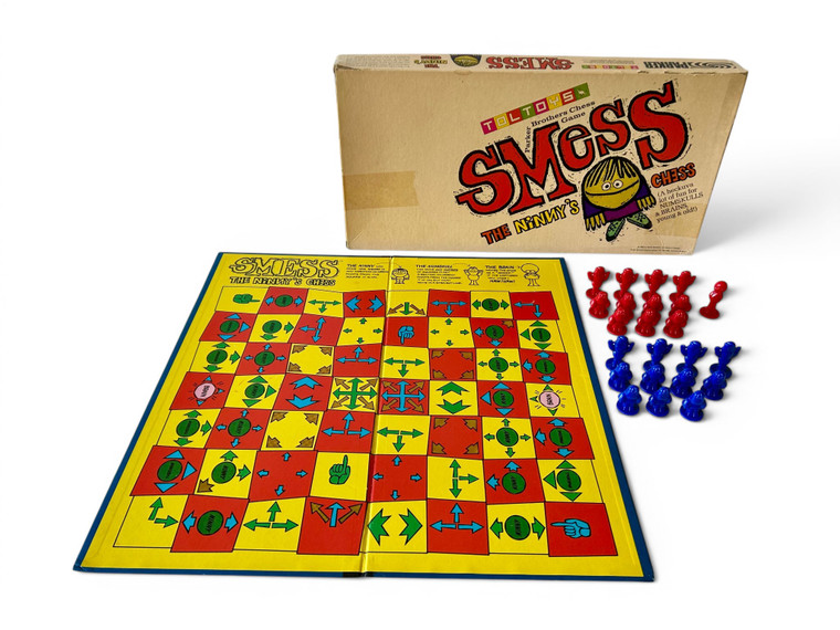 Vintage SMESS THE NINNY'S CHESS board game TOLTOYS PARKER BROS 1970's AUSTRALIA main view