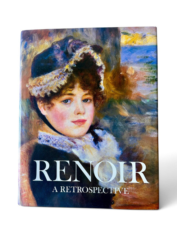 Vintage RENOIR A RETROSPECTIVE by Nicholas Wadley hardcover art book 1987 main view
