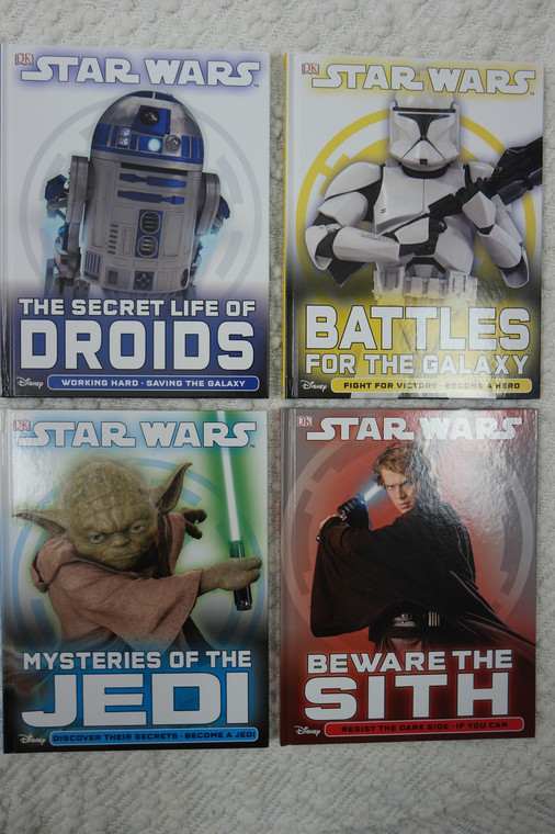 STAR WARS by Fry Wallace Dowsett Last DK hardcover book set bulk lot X4 2015 NEW front view