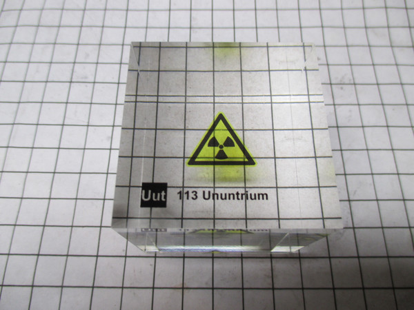 Ununtrium (Nihonium) Acrylic Cube