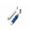 LC Singlemode Simplex Epoxy Polish Connector White 3mm Boot - 100  Pack