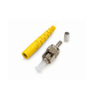 ST Singlemode Simplex Epoxy Polish Connector Yellow 3mm Boot - 100  Pack