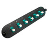 Corning CCH Compatible LC MM 6F Adapter Panel - Aqua