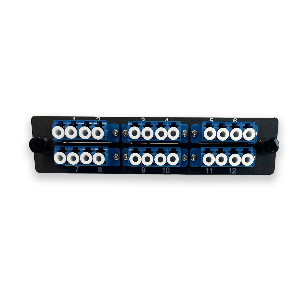 LGX LC SM 12F LGX Adapter Panel Blue