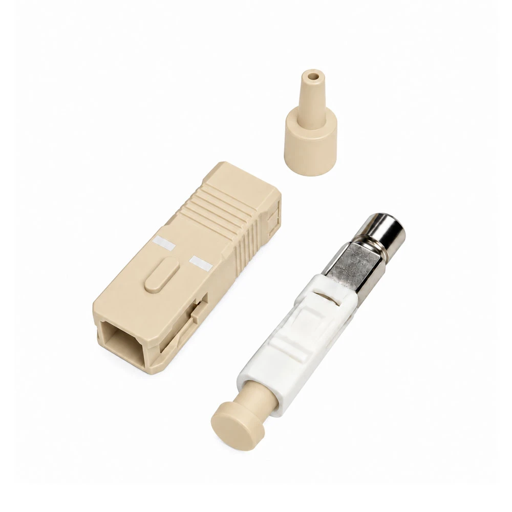 SC Mulitimode 62.5um Simplex Epoxy Polish Connector Beige 900um Boot - 100  Pack