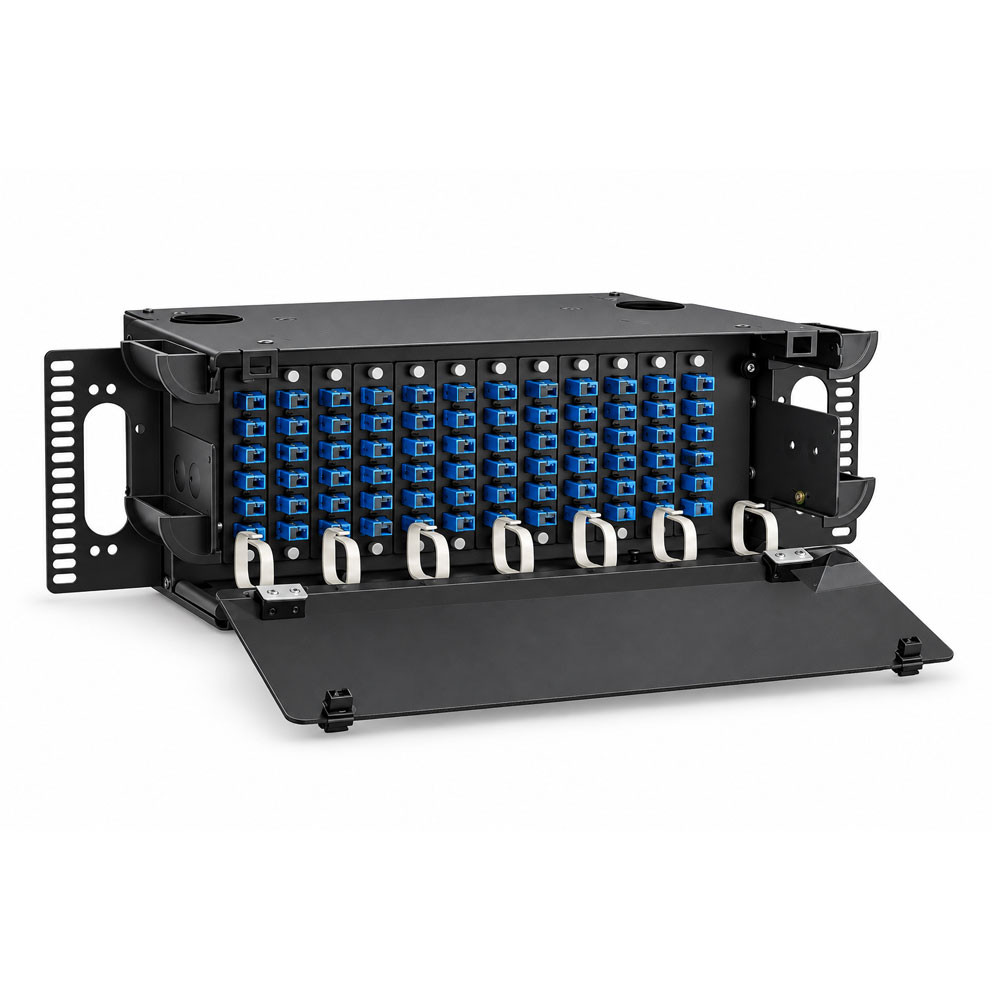 LightLink LANSystem® 4RU Fiber Termination Patch Panel - C211372-BE