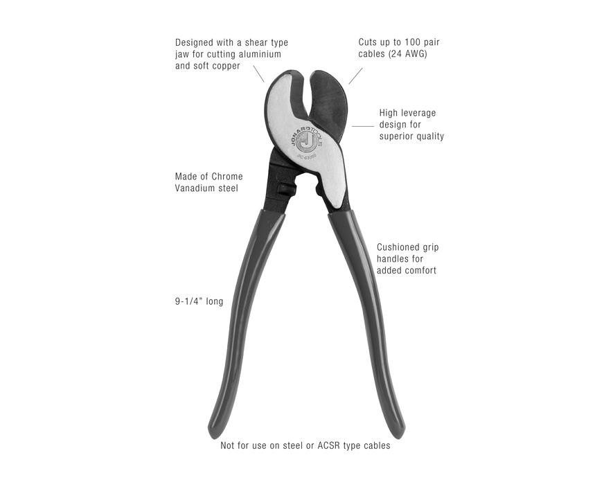 Jonard High Leverage Cable Cutter - JIC-63050