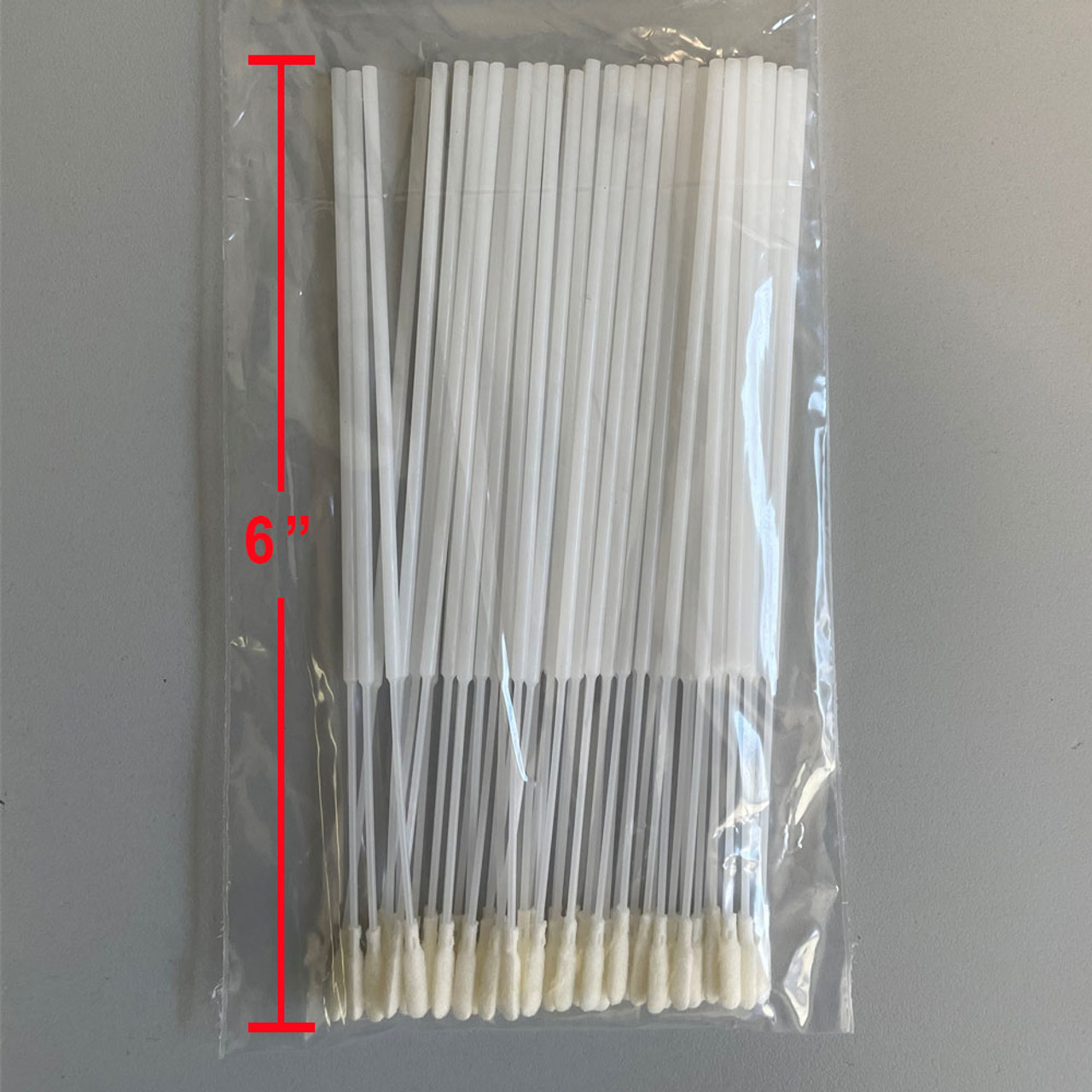 2.5mm Mini Foam Tip Swab - 50 Pack