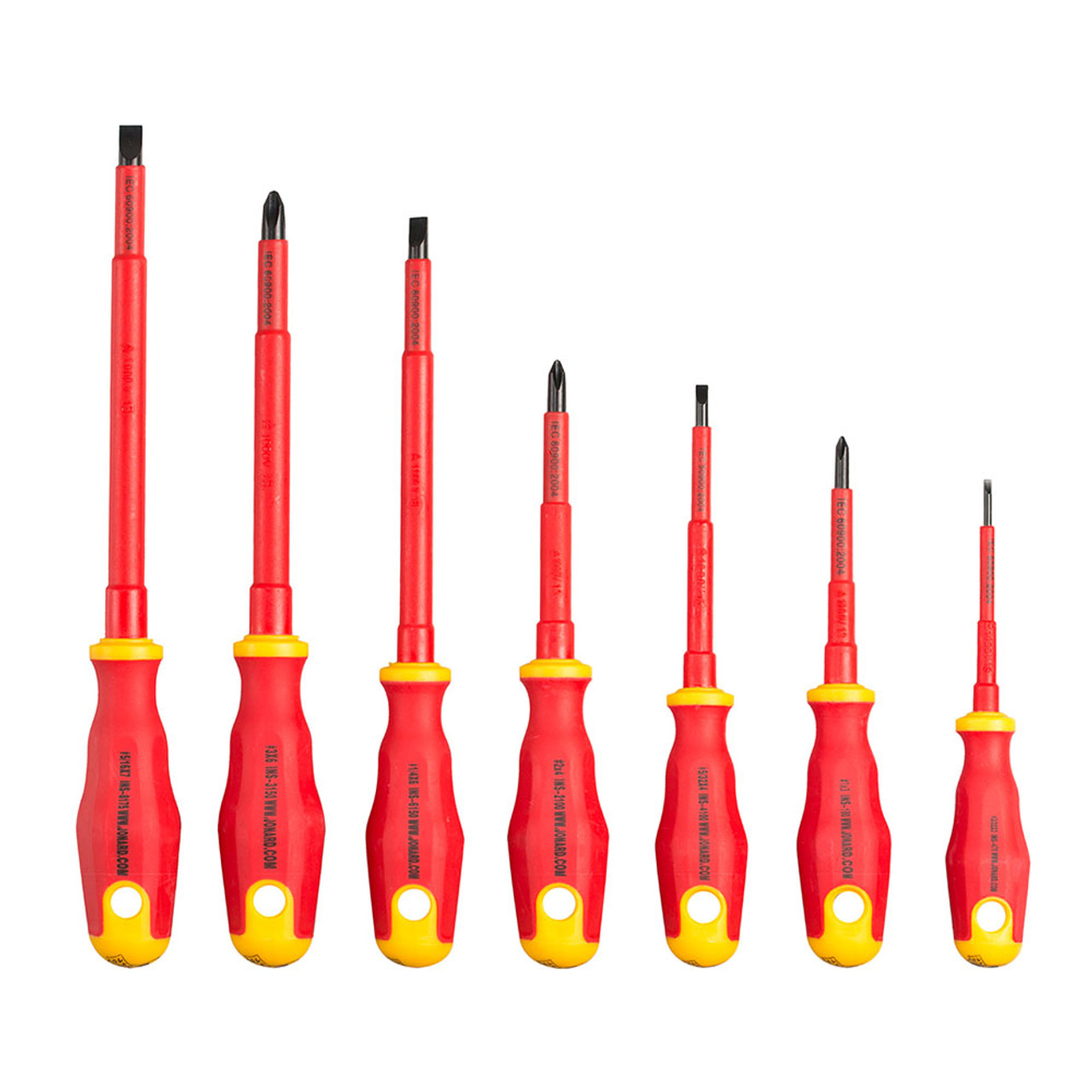 Jonard 7 Piece Insulated Screwdriver Kit - TK-70