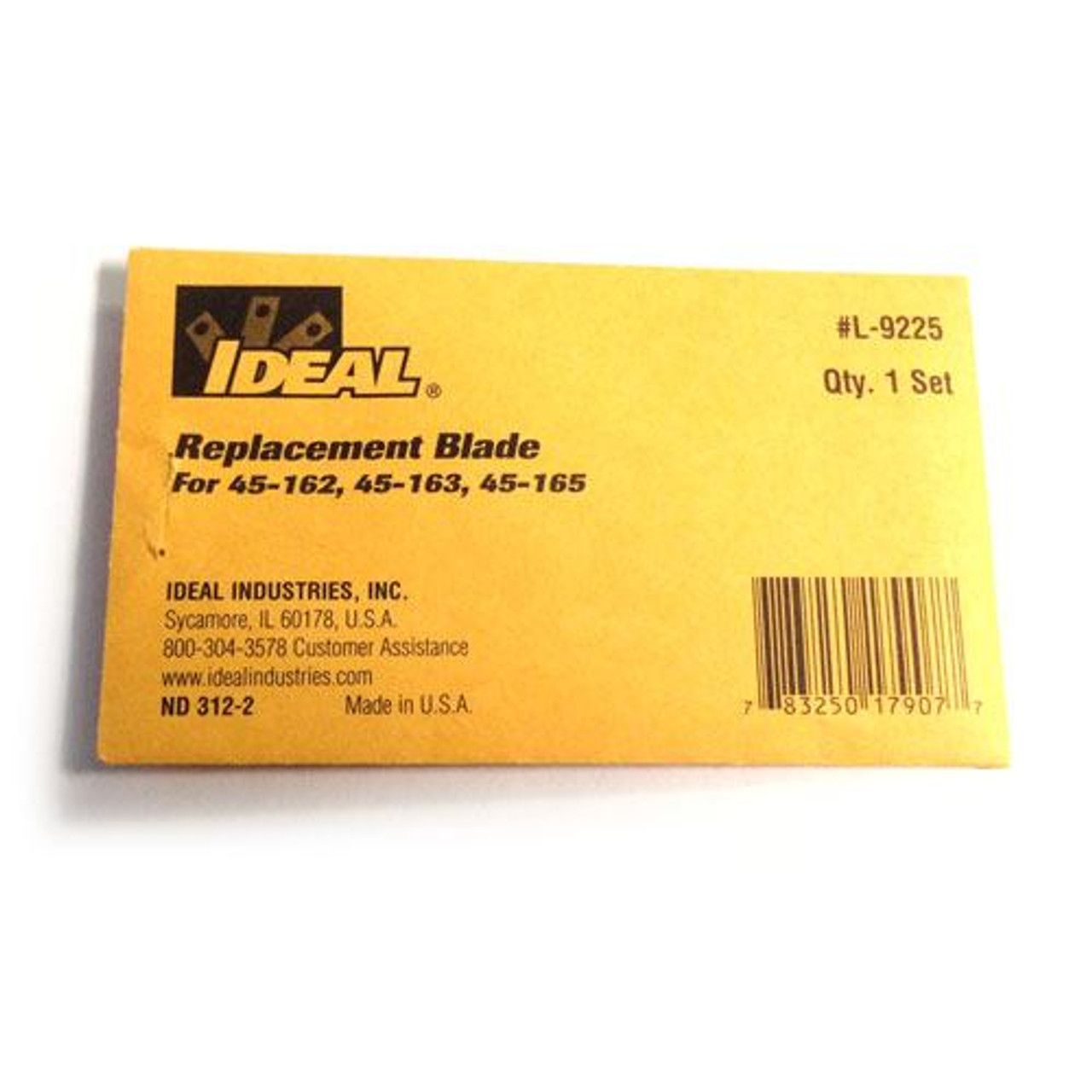 Ideal Replacement Blades, 45-162, 45-163, 45-165