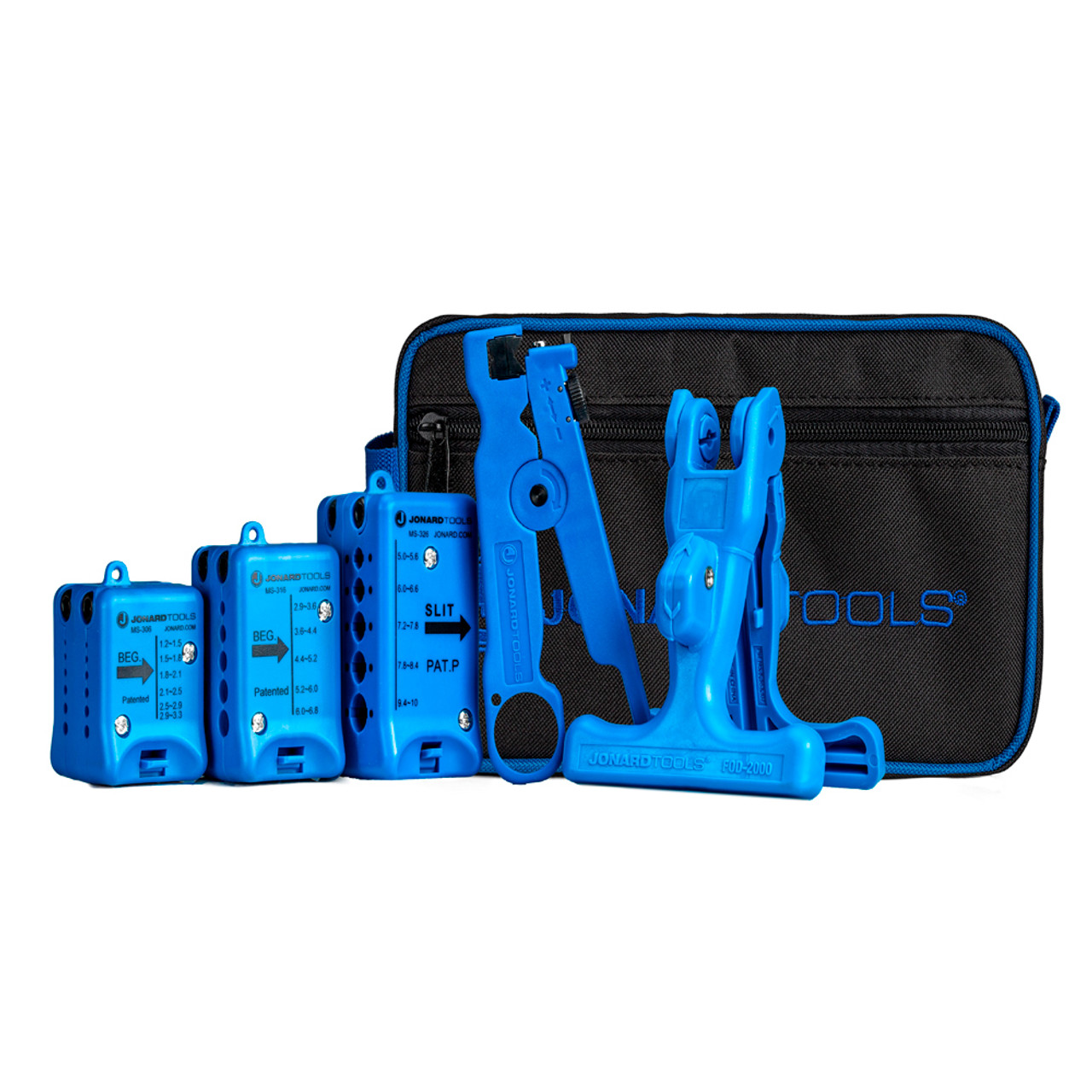 Jonard TK-105 Fiber Optic Mid Span Ring Tool Kit