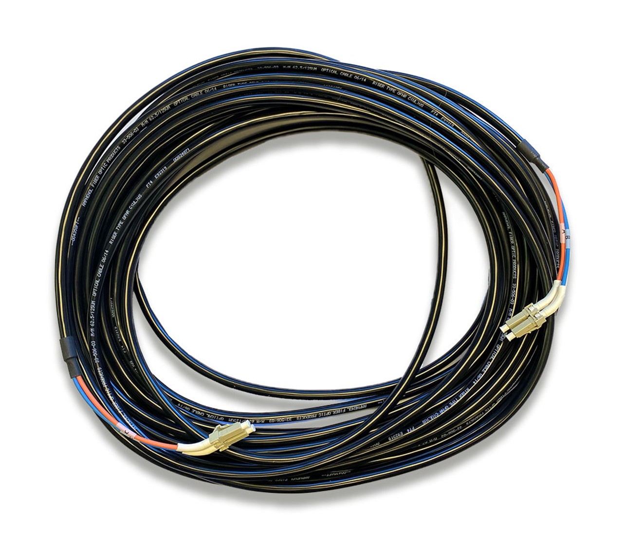 2 Fiber LC-LC Multimode 62.5 Indoor / Outdoor Patch Cable 15M *Clearance*
