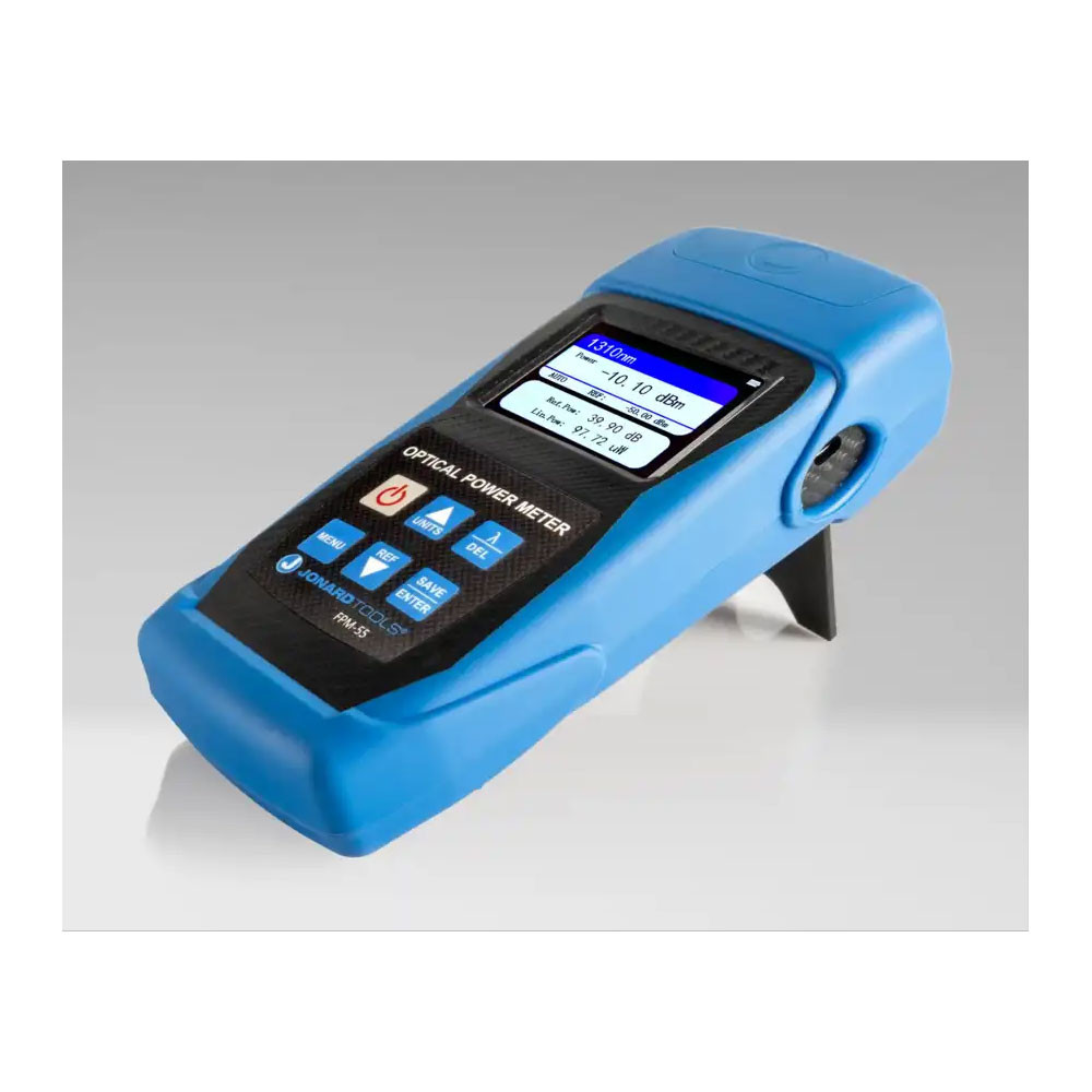 Jonard Fiber Optic Power Meter with Data Storage (-50 to +26 dBm