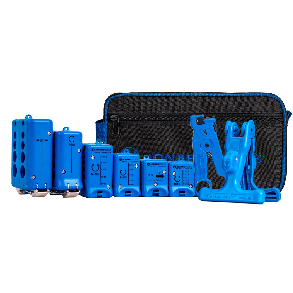 Jonard TK-108 Fiber Optic Mid Span Slit & Ring Tool Kit (1.2 mm
