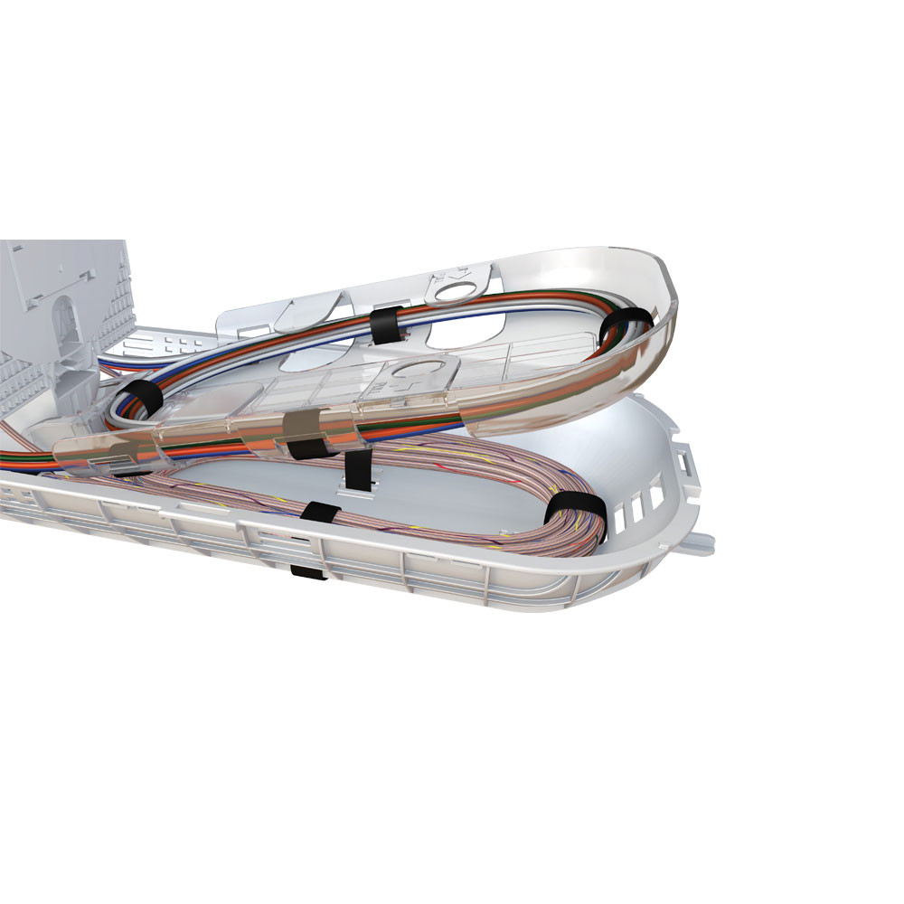 AFL Apex X-2 Sealed Splice Closure w/ 72F Splice Tray - AX-2-B-L-1-2-