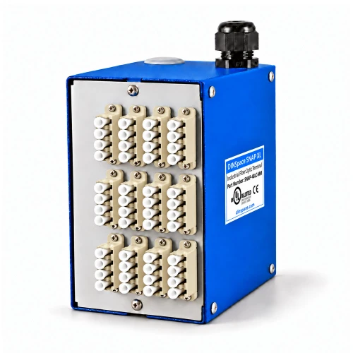 DINSpace SNAPXL-48LC-MM Compact Fiber Optic Patch Panel