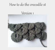 Crocodile Stitch Tutorial (UK & USA Terminology)