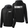 Grey and Black Security Hoodie | Performance Fleece Security Hoodie | Security Sweater | Security Jacket