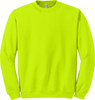 Safety Green Crewneck Sweatshirt | Safety Yellow Crewneck Sweater | Safety Green Sweatshirt | Lime sweater 