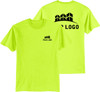 Safety Green Shirt with Logo | Custom High Visibility T-Shirt | Custom Construction Safety Shirt