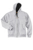 Heavyweight Full-Zip Hooded Sweatshirt with Thermal Ling - CS620