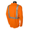 Safety Orange Max Dri ANSI Class 2 Polo Shirt Long Sleeve