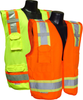 Surveyor 5 point breakaway safety vest | Type R / Class 2 | ANSI/ISEA 107-2015