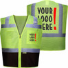 Custom Logo Safety Vest.  Contact Safety Imprints for Custom printed safety vests.