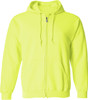 Safety Green Hooded Sweatshirt.  Ask about custom printing on our Hi Vis Hoodies. | Safety Green Zipper Hoodie | Hi Vis Green Hoodie with Zipper