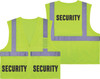 Printed SECURITY Safety Vest Class 2 - Great for Hi Vis Vest for Events