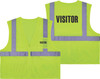 Printed VISITOR Safety Vest Class 2 - Great for Hi Vis Vest for Events