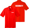 Orange Security Polo Shirt.  Great for security guard shirts.