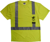 Safety Green Logo TShirt | Safety TShirt with Logo | Reflective Safety Shirt with Logo