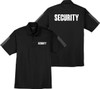 Black Security Polo