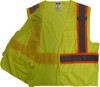 Safety Green Class 2 Safety Vest with Pockets | Safety Vest with Pockets | Safety Vest Class 2