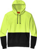 Safety Yellow Hooded Sweatshirt.  Ask about custom printing on our Hi Vis Hoodies. | Safety Yellow with Black Bottom Hoodie | Hi Vis Green Hoodie with Black Bottom 