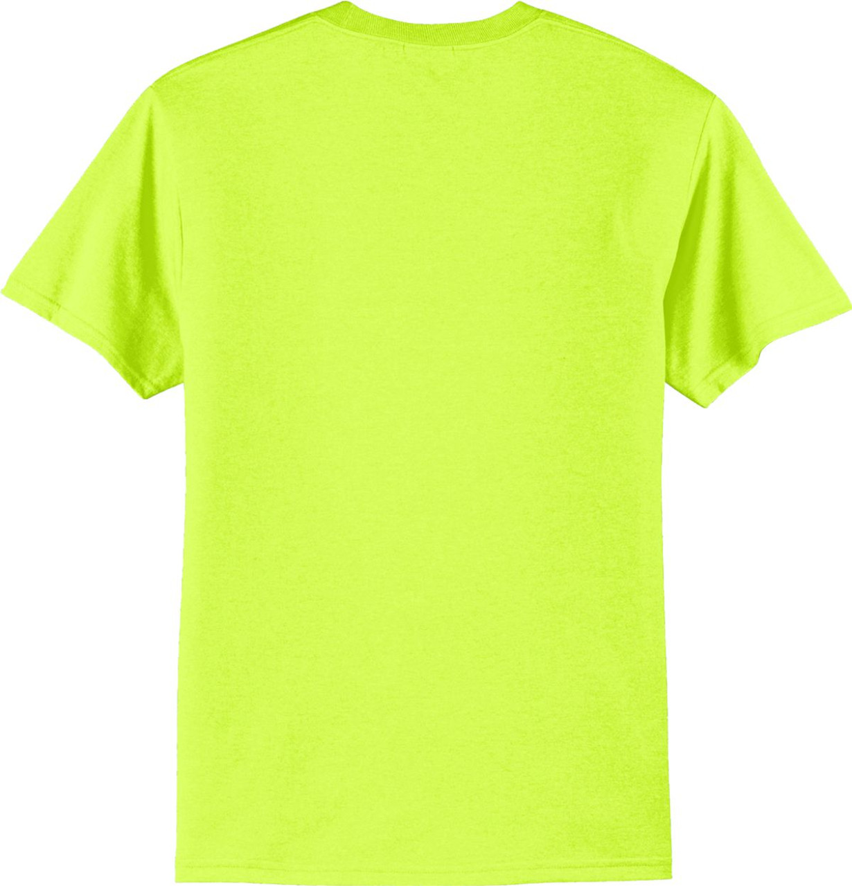 safety green t shirt Short Sleeve| Safety Green Custom T-Shirt