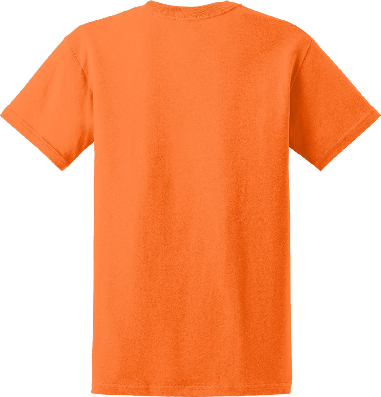 orange t shirt back