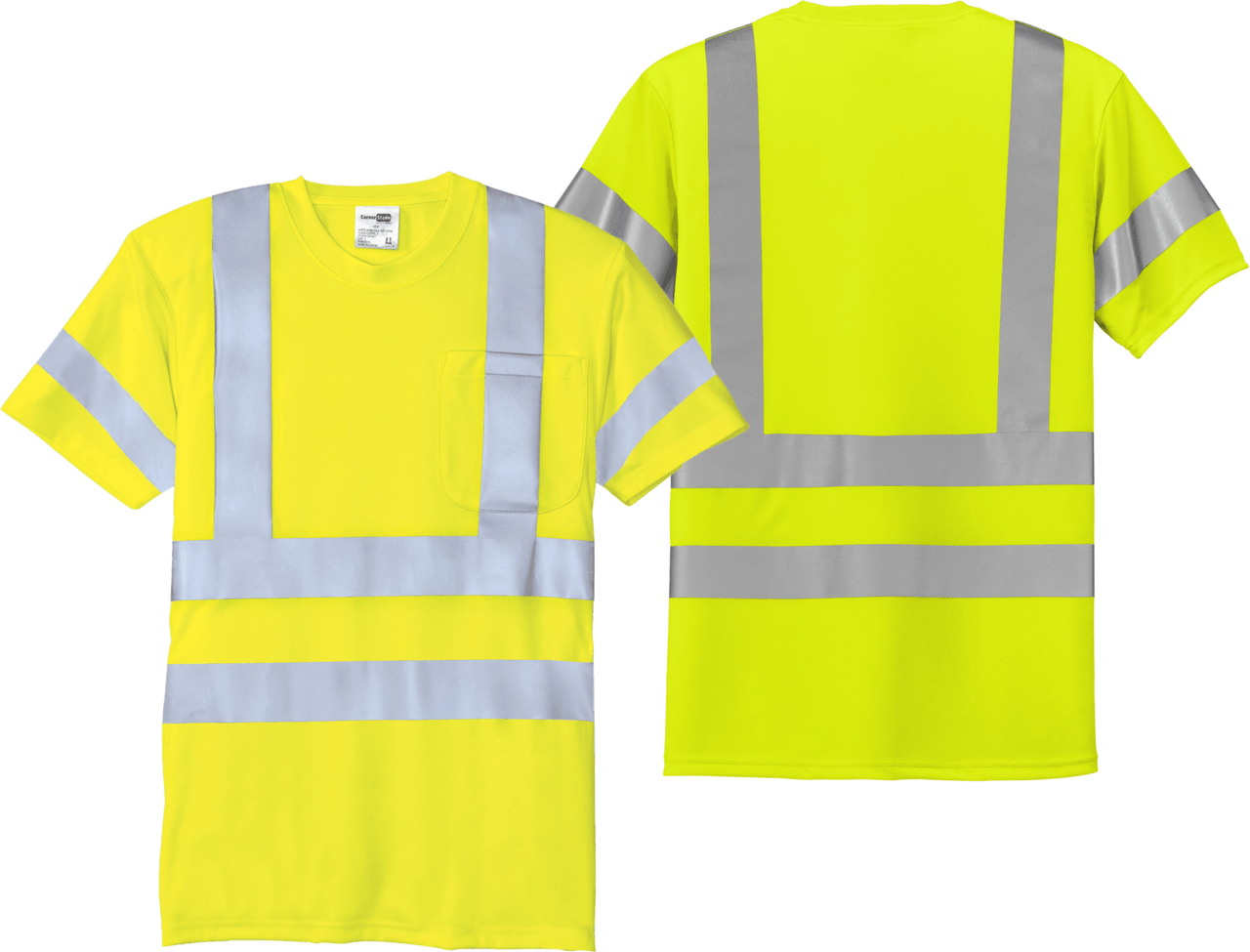 Safety Yellow Class 3 T-Shirt with Pocket
ANSI/SEA 107 Class 3 Certified