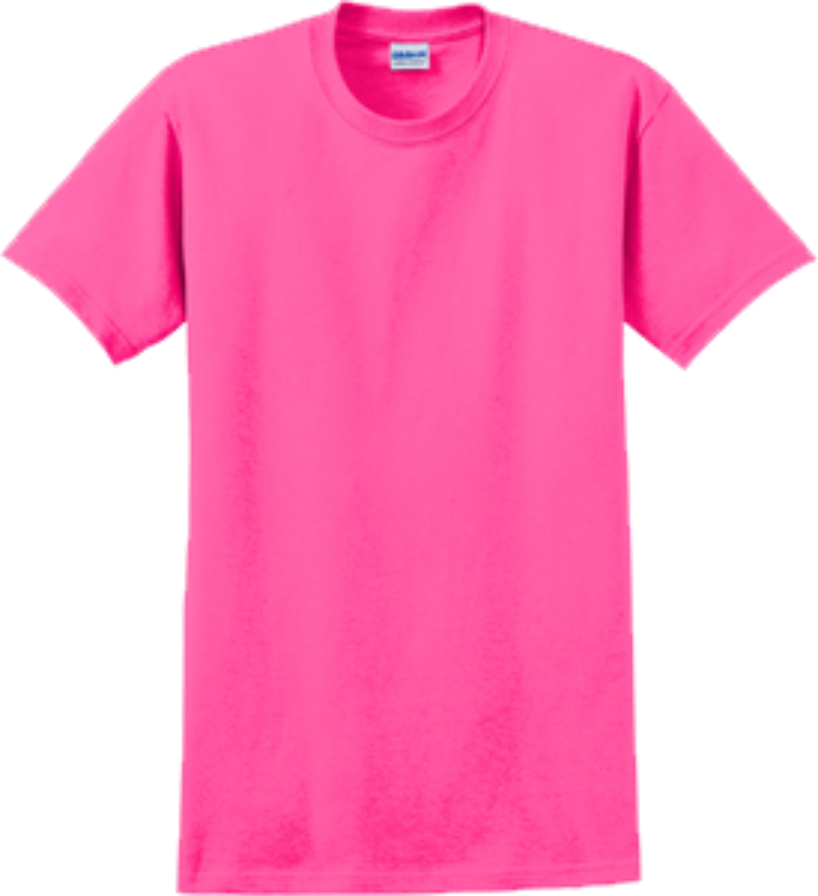 safety pink t shirt Short Sleeve| Safety pink Custom T-Shirt