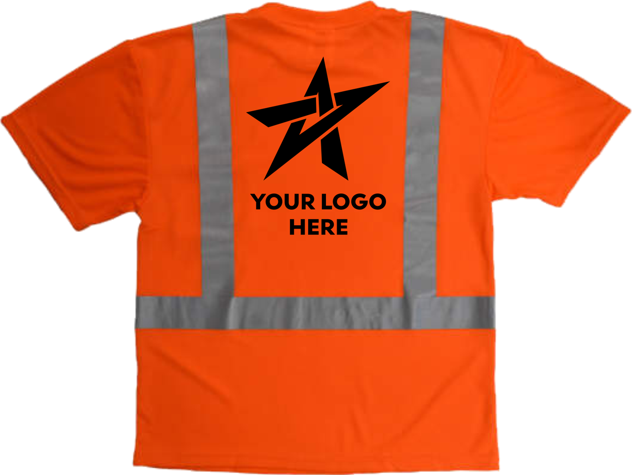 Hi-Vis Orange Type R Class 3 Short Sleeve T-Shirt with MAX-DRI™ *Custom Printing Available*