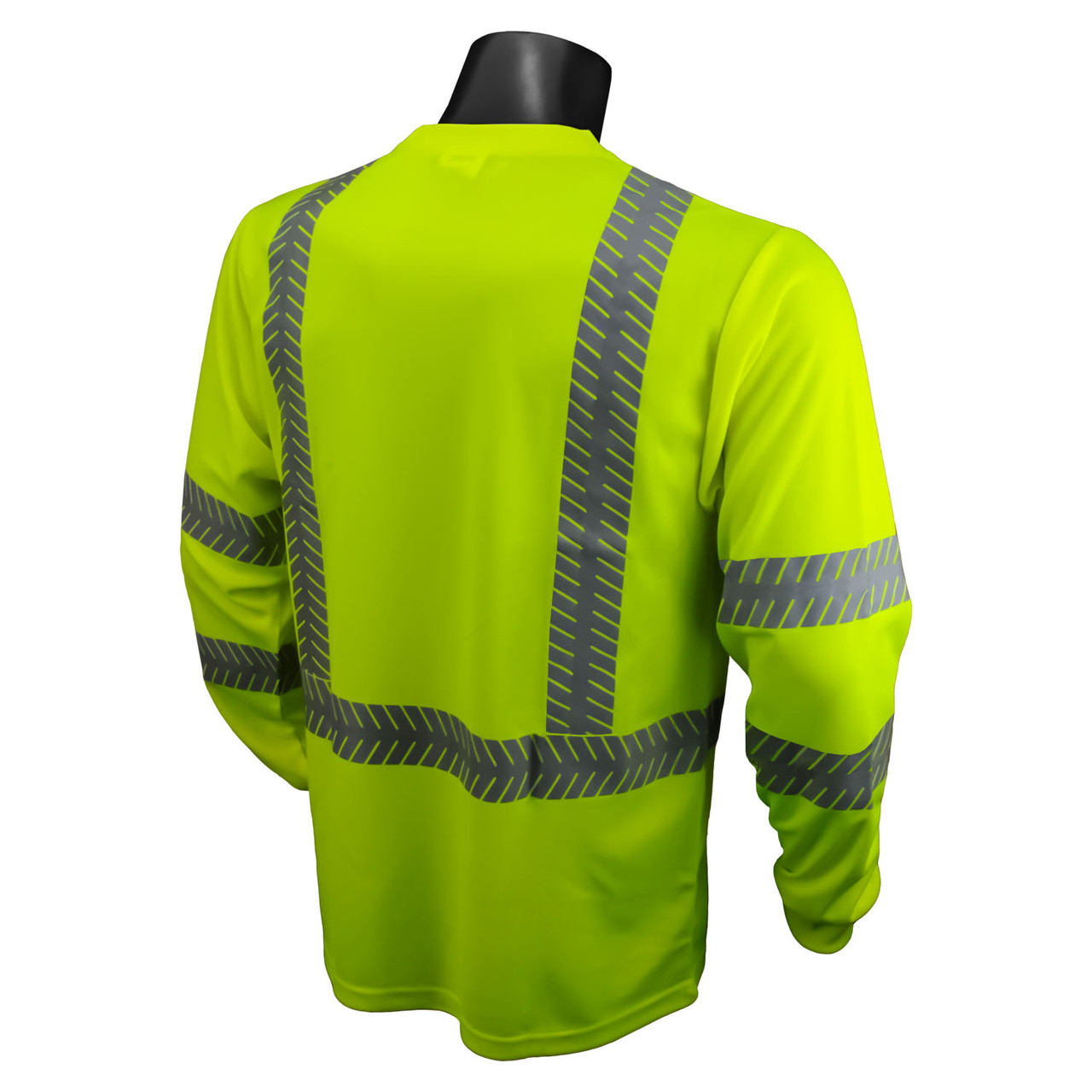 Hi-Vis Green Class 3 Safety T-Shirt with RAD-SHADE® UV Protection ...
